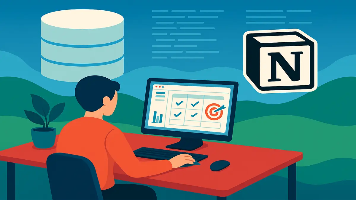 ساخت پایگاه داده شخصی برای Track کردن عادات و هدف‌ها