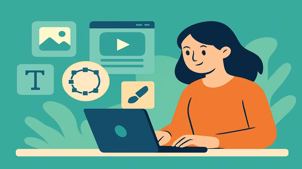 استفاده از ابزارهای گرافیکی رایگان در Canva