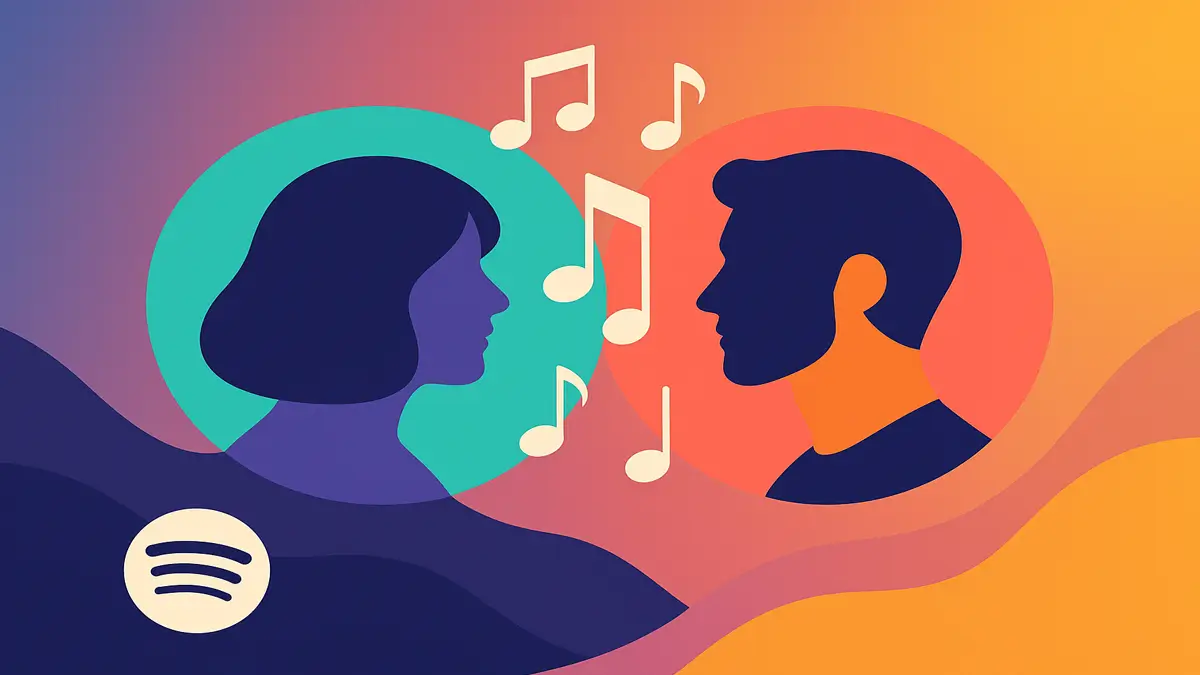 قابلیت Spotify Blend (ترکیب سلیقه دو نفر)