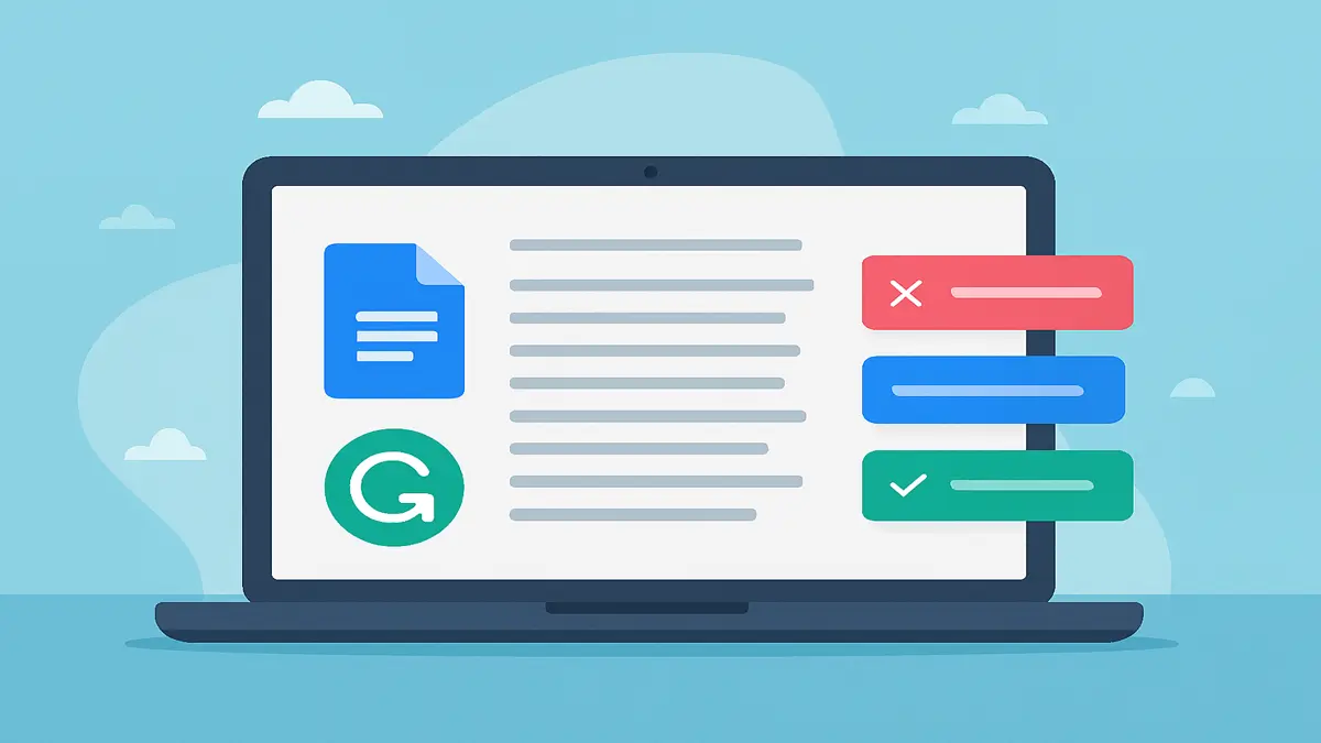 بررسی گرامر، املا و نگارش بهصورت لحظهای